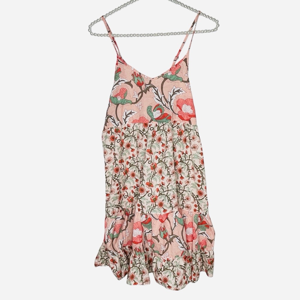 Raya Sun Floral‎ Sun Dress Women Medium Floral Boho Fairy Festival Beach Cottage - Picture 12 of 15